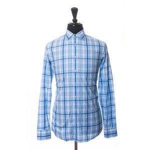 Sand Copenhagen Blue Check Shirt